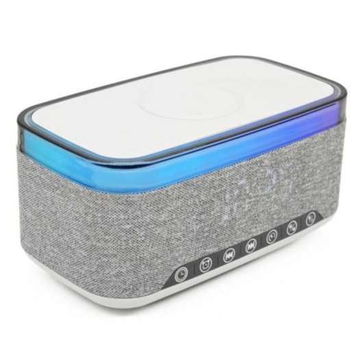 Reloj Despertador Denver CRQ-225 FM LED Multicolor Bluetooth 5.3