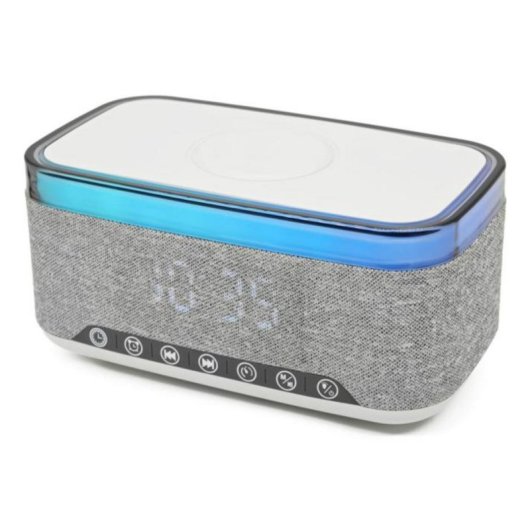 Reloj Despertador Denver CRQ-225 FM LED Multicolor Bluetooth 5.3