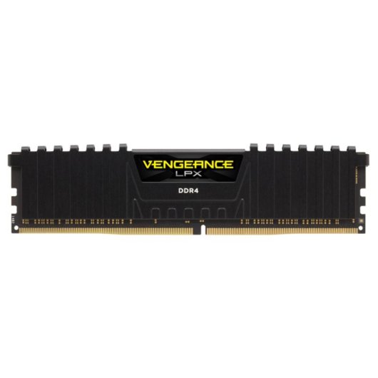 Mémoire RAM Corsair Vengeance LPX 32Go 4x8Go DDR4 2666MHz CL16 Noir Heatsink