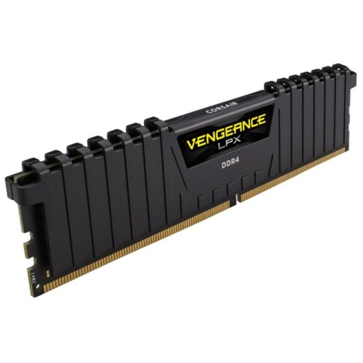 Mémoire RAM Corsair Vengeance LPX 32Go 4x8Go DDR4 2666MHz CL16 Noir Heatsink