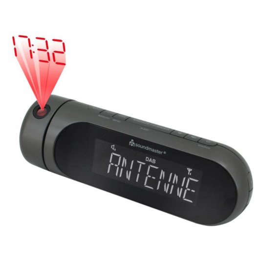 Réveil Soundmaster UR6700AN DAB+ FM LCD Noir
