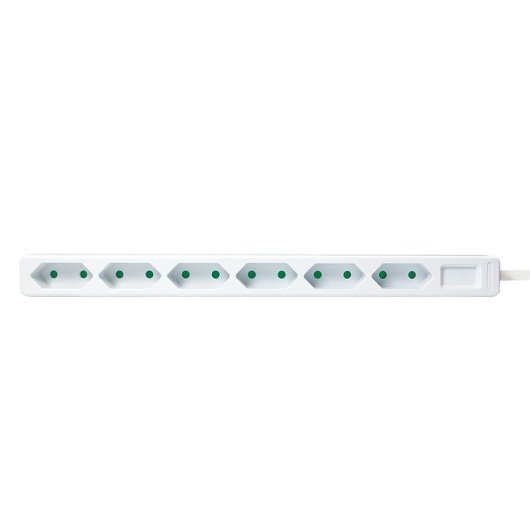 Régua de tomadas LogiLink LPS231 6 Tomadas Tipo C 1,5 m Interior IP20 Branco
