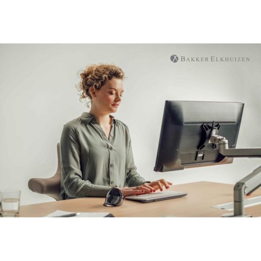 Mouse BakkerElkhuizen Evoluent D Medium Wireless 3200 DPI Nero Ergonomico