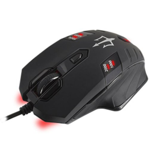 Ratón Atlantis Land P009-X905 USB 7000 DPI Noir RGB Gaming