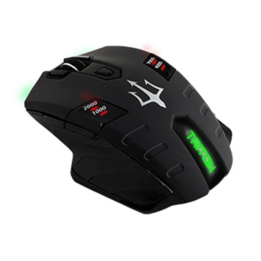 Ratón Atlantis Land P009-X905 USB 7000 DPI Noir RGB Gaming