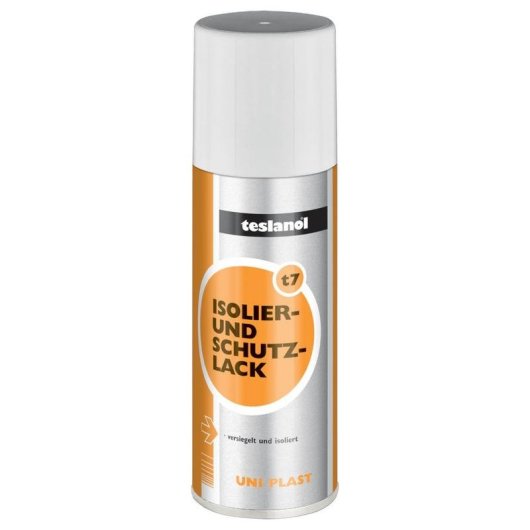 Limpiador d'air comprimé Teslanol T7 400ml Orange et Argent