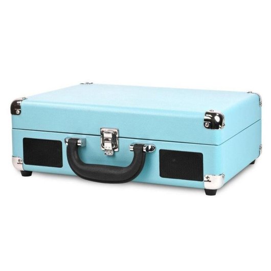 Tornamesa Victrola VSC-550BT-TRQ Turquoise Bluetooth Tracción por Correa