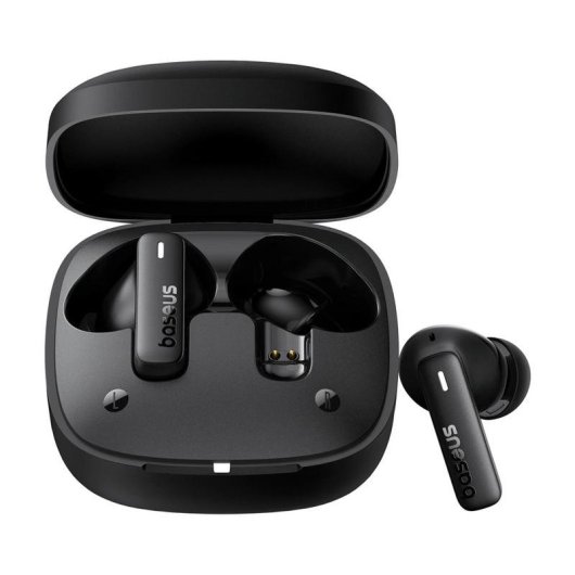 Auriculares Baseus Bowie E19 inalámbricos Bluetooth 5.3 Waterproof IPX5 Negro para Llamadas y Música