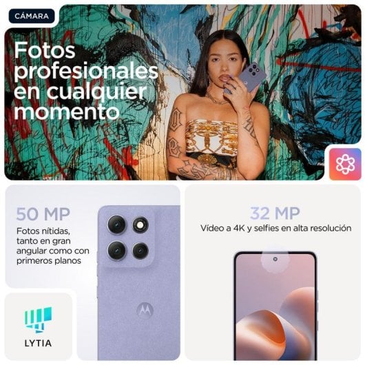 Motorola Moto G86 5G 8GB 6.67" 256GB Lilla Dual SIM