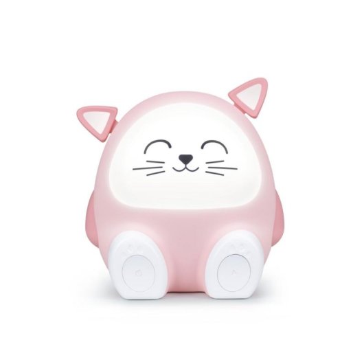 Relógio Despertador Digital Bigben Interactive BTKIDSCAT Rosa Bluetooth 5.0