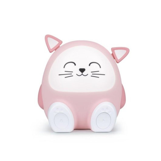 Relógio Despertador Digital Bigben Interactive BTKIDSCAT Rosa Bluetooth 5.0
