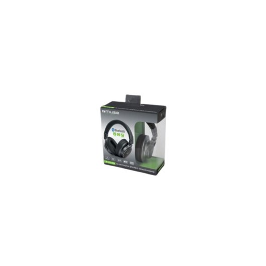 Auricolari Muse M-278 FB wireless Bluetooth con cavo e USB nero