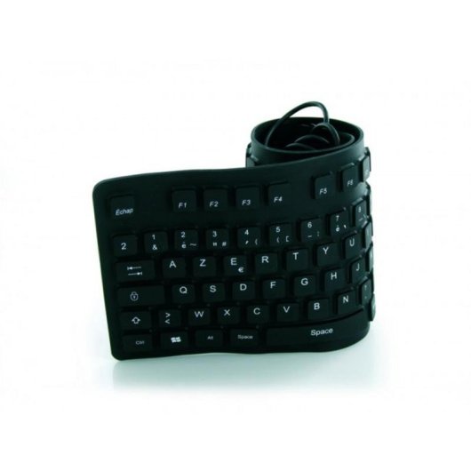 Teclado Mobility Lab ML300559 alámbrico USB AZERTY flexible resistente a líquidos