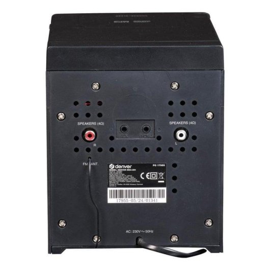 Mini Hi-Fi Systeem Denver MDA-285 50W RMS Bluetooth 5.0 CD DAB+ FM Subwoofer