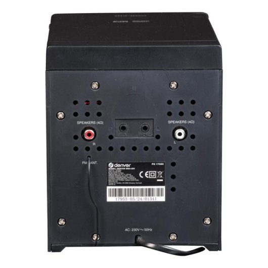 Minicadena Denver MDA-285 50W RMS Bluetooth 5.0 CD DAB+ FM Subwoofer