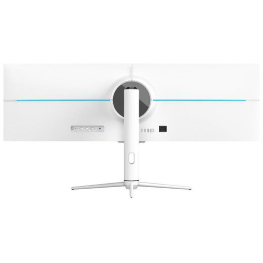 Monitor PC LC-Power LC-M44-DFHD-120 43,8" Double Full HD 120Hz IPS-ADS Hub USB-C Altezza Regolabile