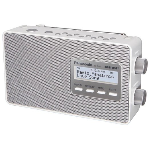 Radio Personal Panasonic RF-D10 Digital DAB+ FM 2W LCD Blanco