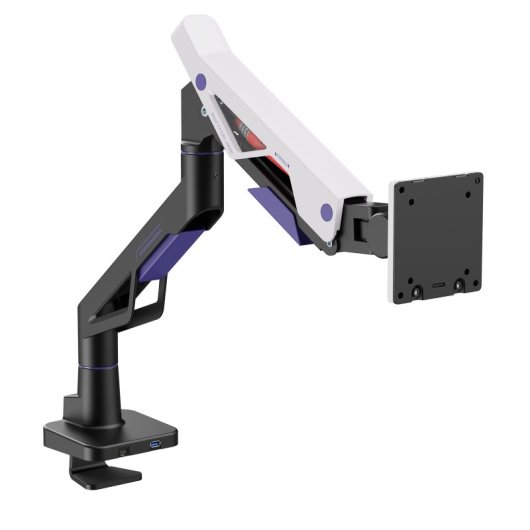 Kimex 015-5001 Suporte Monitor Mesa 24 a 57" VESA 75x75 a 200x200 Máx 30Kg USB-A USB-C