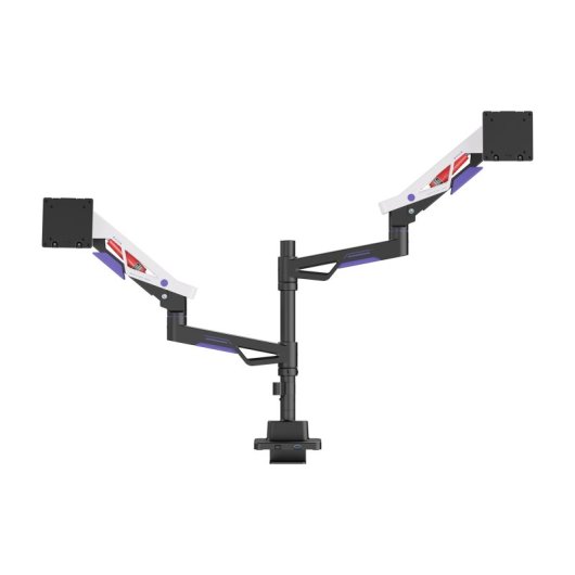Kimex 015-5002 Suporte Monitor Duplo Mesa 24 a 57" VESA 75x75 a 200x200 Máx 27kg