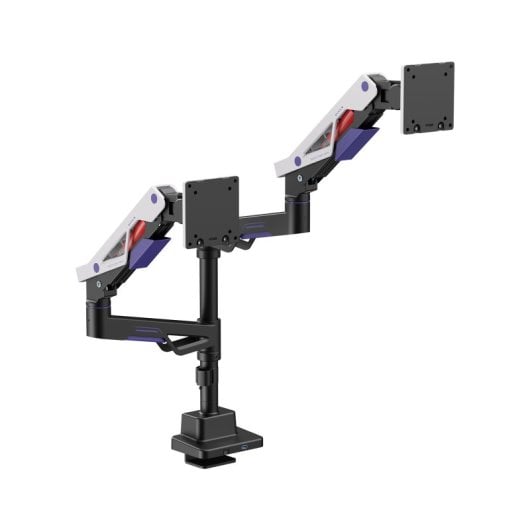 Kimex 015-5002 Suporte Monitor Duplo Mesa 24 a 57" VESA 75x75 a 200x200 Máx 27kg