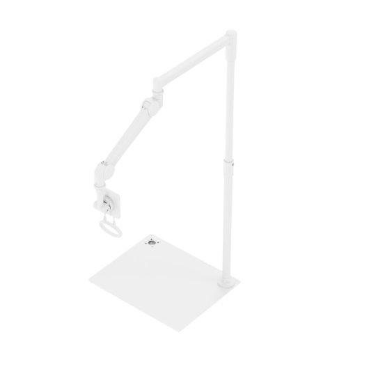 Kimex 016-1605 Suporte Monitor Médico de Chão Articulado 17 a 32" VESA Máx 4kg Base Larga