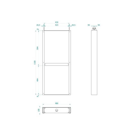 Kimex Soporte De Suelo Para Pantallas 32"-65", Inclinación 30°-90°