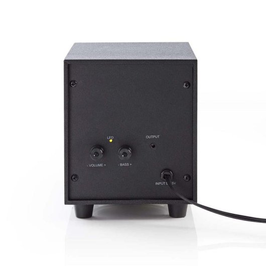 Altavoces Nedis 2.1 Alámbricos 16W con subwoofer y alimentación USB