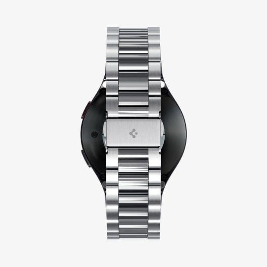 Pulseira Spigen Modern Fit 316L para Samsung Galaxy Watch 7 44mm Aço Inoxidável Prateado