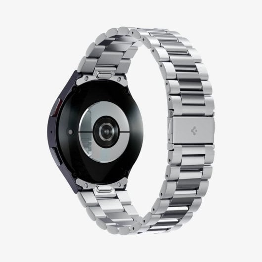 Pulseira Spigen Modern Fit 316L para Samsung Galaxy Watch 7 44mm Aço Inoxidável Prateado