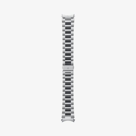 Pulseira Spigen Modern Fit 316L para Samsung Galaxy Watch 7 44mm Aço Inoxidável Prateado