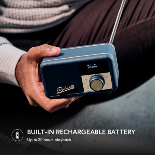 Radio Portátil Roberts Revival Petite 2 DAB+ FM Azul