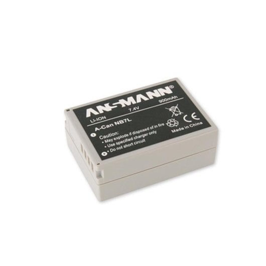 Batería Ansmann A-Can NB 7L 900 mAh 7,4 V Ión de Litio para Canon Powershot G10