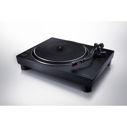 Plattenspieler Technics SL-1500C Direktantrieb Manuel Schwarz Aluminium