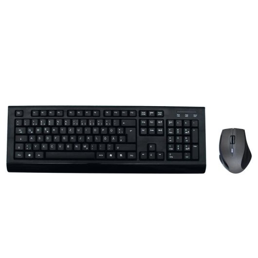 Teclado MediaRange MROS104-FR mecánico inalámbrico AZERTY con ratón incluido