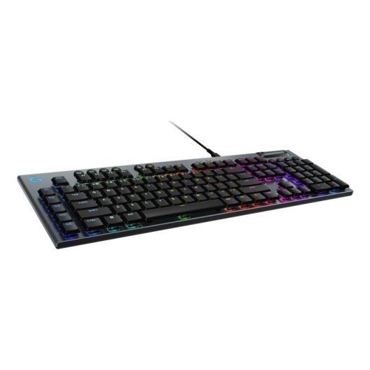 Teclado Logitech G915 X mecânico gaming com switches GL táteis RGB