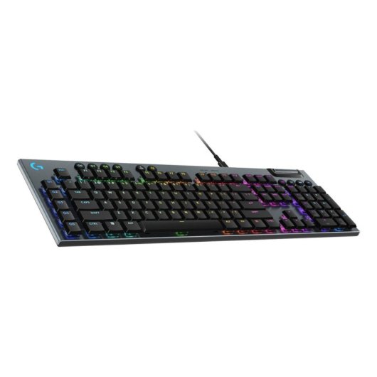 Teclado Logitech G915 X mecânico gaming com switches GL táteis RGB