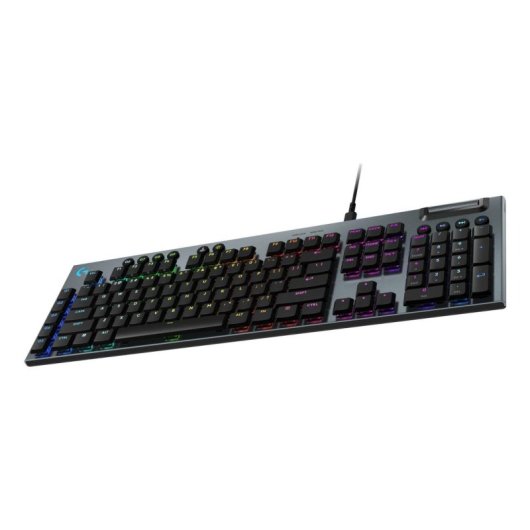 Teclado Logitech G915 X mecânico gaming com switches GL táteis RGB