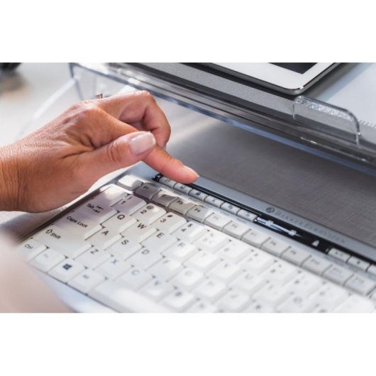 Teclado BakkerElkhuizen S-board 840 Tenkeyless com fio AZERTY cinza claro