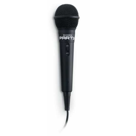 Microphone BigBen PARTYMIC filaire karaoké câble 4 m noir