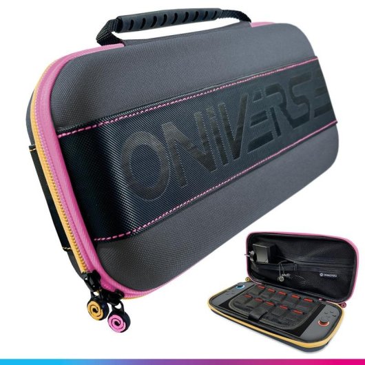 Funda de proteção Oniverse ONICAS2-MULTI-PINK para Nintendo Switch e Switch OLED