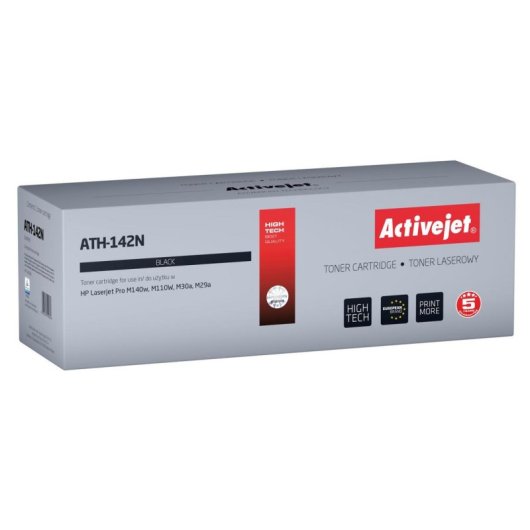 Cartucho de Tóner Activejet ATH-142N Compatible HP 142A W1420A Negro