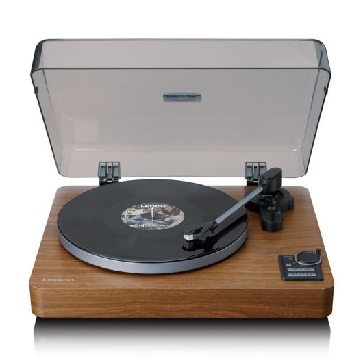 Plattenspieler Lenco LBTA-165WD Bluetooth 5.3 Automatisch Schwarz Holz
