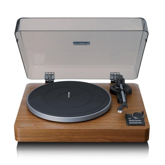 Plattenspieler Lenco LBTA-165WD Bluetooth 5.3 Automatisch Schwarz Holz