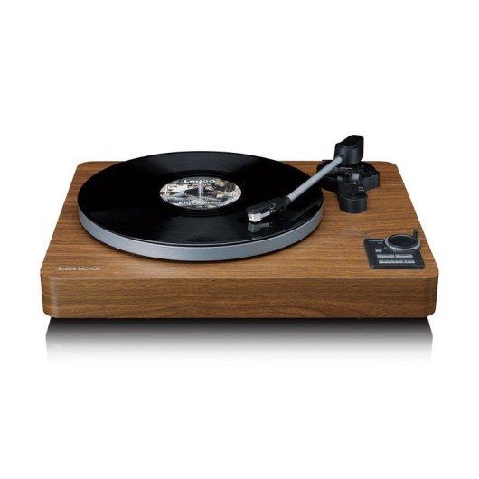 Plattenspieler Lenco LBTA-165WD Bluetooth 5.3 Automatisch Schwarz Holz