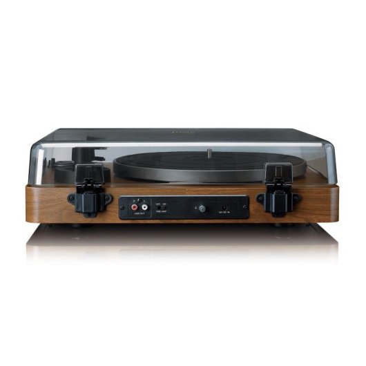 Plattenspieler Lenco LBTA-165WD Bluetooth 5.3 Automatisch Schwarz Holz