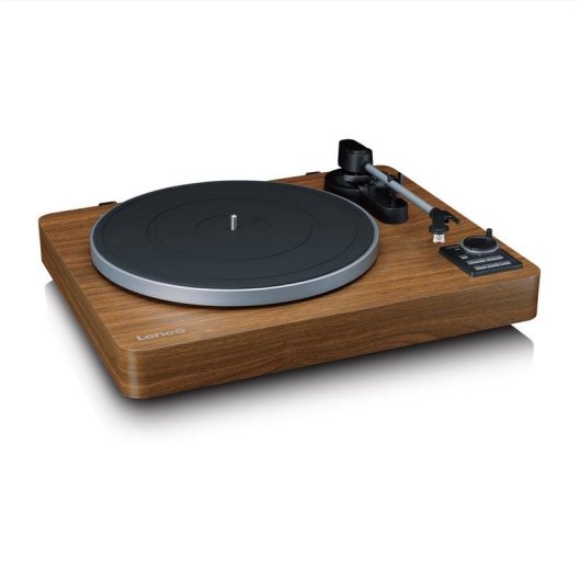 Plattenspieler Lenco LBTA-165WD Bluetooth 5.3 Automatisch Schwarz Holz