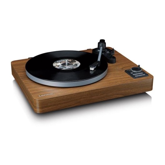 Plattenspieler Lenco LBTA-165WD Bluetooth 5.3 Automatisch Schwarz Holz