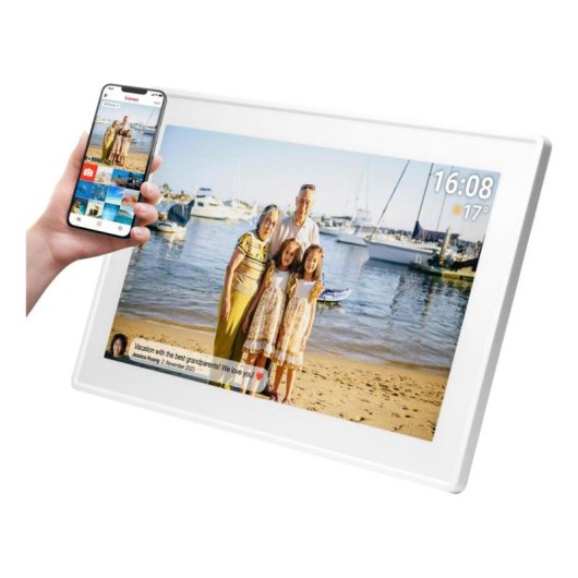 Cadre Photo Numérique Denver PFF-1515W 15.6" Full HD IPS Wi-Fi 16 Go