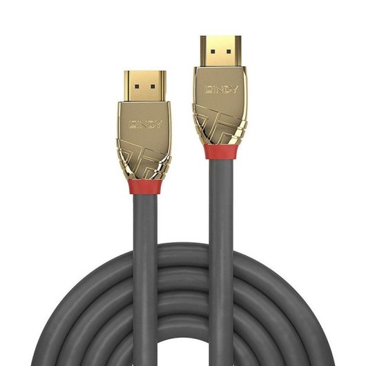 Cavo HDMI Lindy Gold Line 2 m HDMI 2.1 48 Gbit/s Grigio