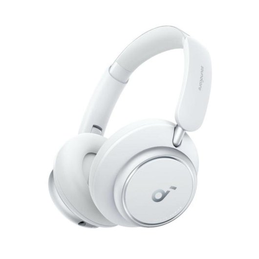 Auriculares Anker Space Q45 inalámbricos Bluetooth con Cancelación Activa de Ruido, Micrófono y carga rápida, blancos